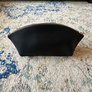 NEW ♥️ PLG Total Eclipse Makeup Bag in Smooth Black ♥️